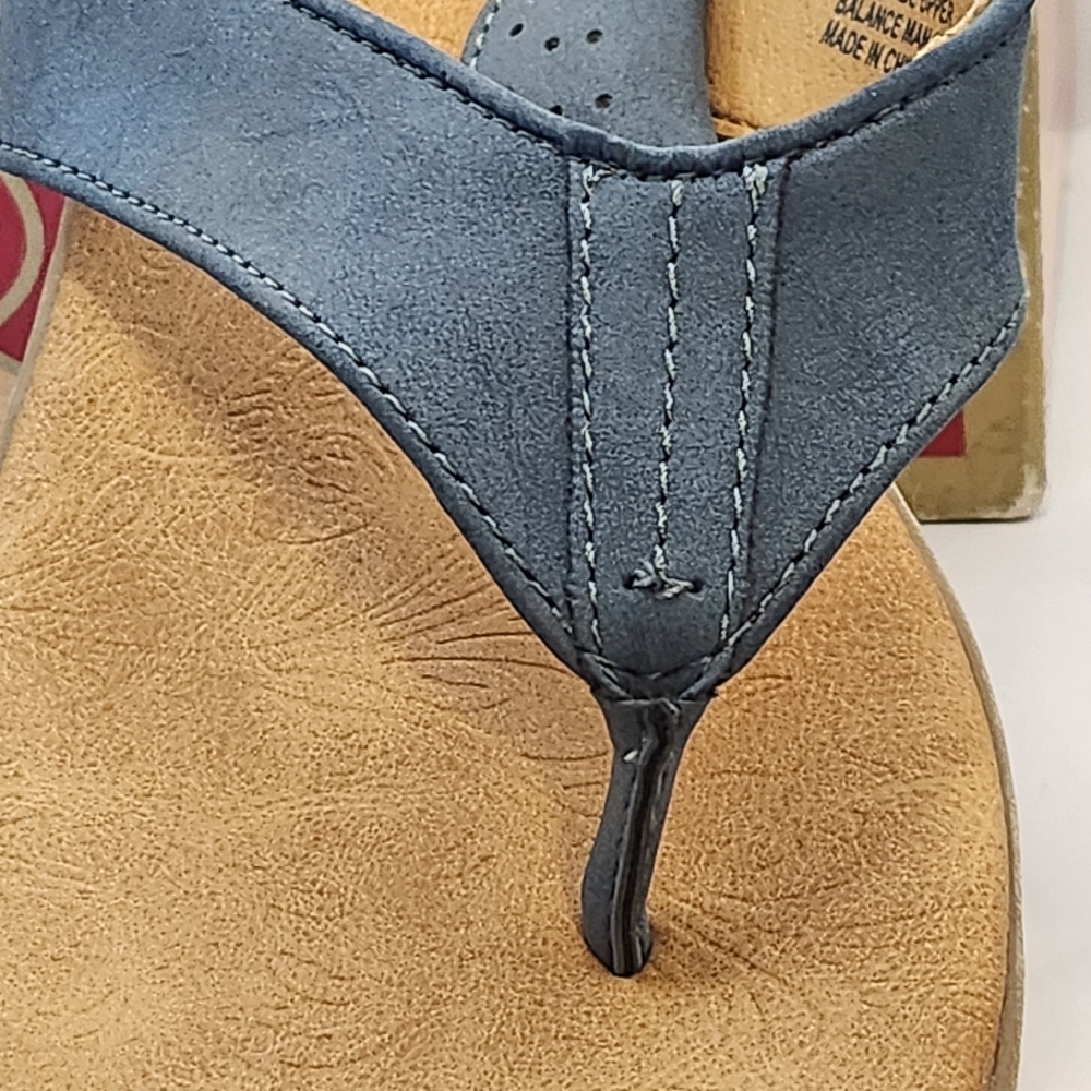BOC Womens Blue Faux Leather Comfort Soul Size 8M - Picture 7 of 11